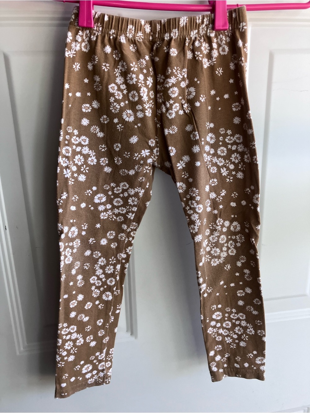 Jamie Kay brown white fall floral pants 5T